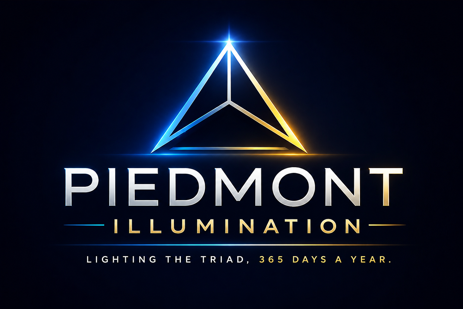 Piedmont Illumination permanent architectural and holiday lighting