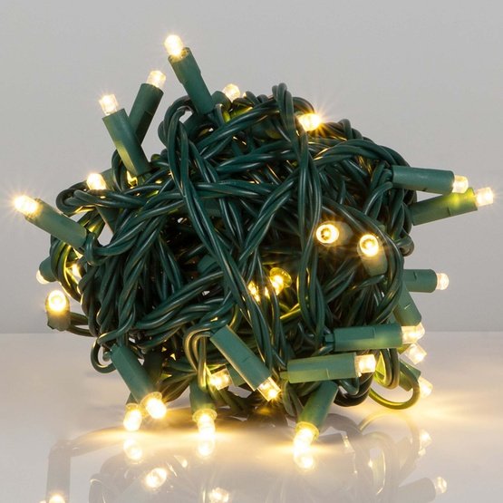 Mini Christmas lights used for railings columns and holiday decorations